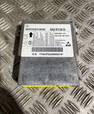 Mercedes-Benz C W204 Airbag control unit/module A2048706826 5WK44004 T0TJ2229690278