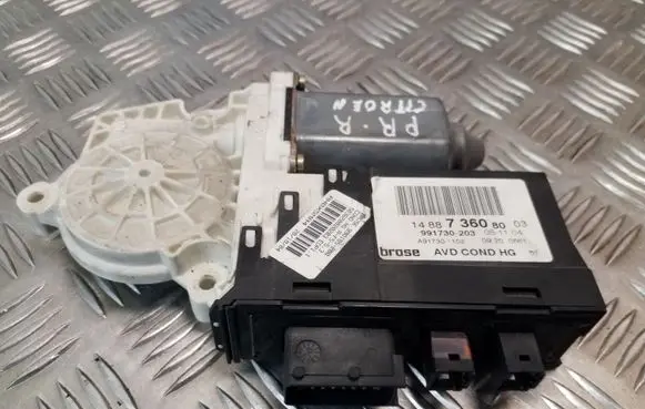 Citroen C8 Front door window regulator motor 1488736080 991730203 101386200