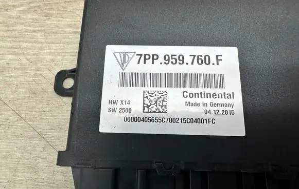 Porsche Cayenne (92A) Seat control module 7PP959760F 95861876003 95861876004