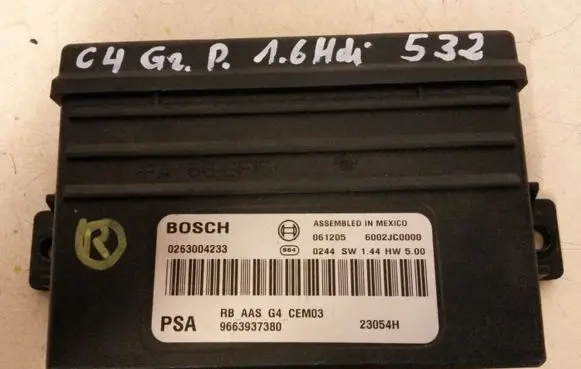 Citroen C4 Grand Picasso Parking PDC control unit/module 9663937380 0263004233 23054H