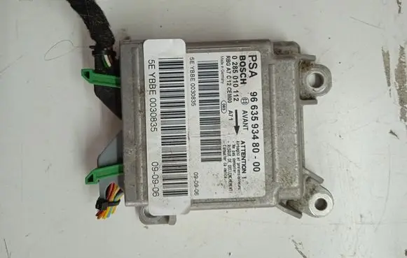 Peugeot 207 Airbag control unit/module 9663593480