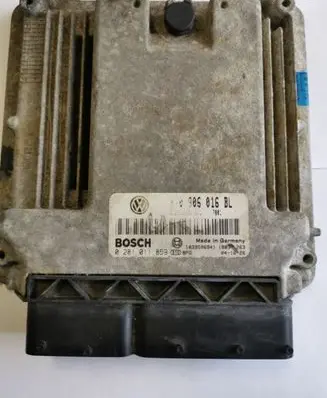 Volkswagen Touareg I Engine control unit/module 070906016BL 0281011859 1039S06941