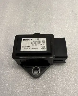 BMW 5 E60 E61 ESP acceleration yaw rate sensor 0265005266 6758750
