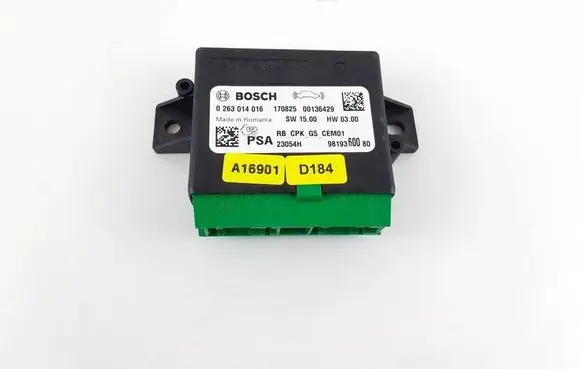 Peugeot 3008 II Parking PDC control unit/module 9819360080 0263014016 170825