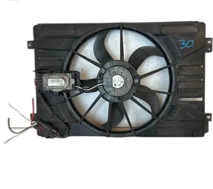 Volkswagen Golf VI Radiator cooling fan shroud 1K0121205AF
