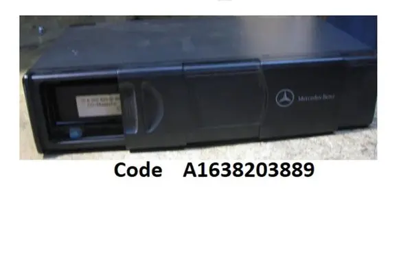 Mercedes-Benz ML W163 CD/DVD changer A1638203889