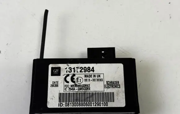 Opel Vectra C Tire pressure control unit 13172984
