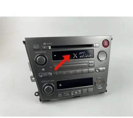Subaru Legacy Radio/CD/DVD/GPS head unit 86201AG400