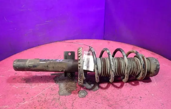 Front shock absorber with coil spring