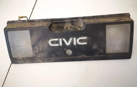 Honda Civic III Trunk door license plate light bar 0163652 016-3652