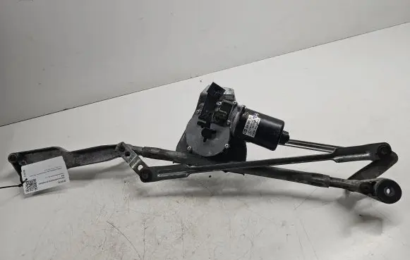 Front wiper linkage and motor