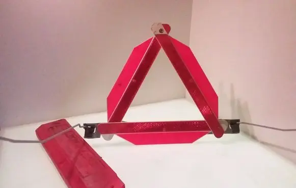 Emergency warning sign