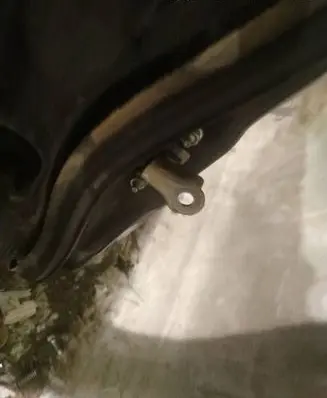 Subaru Legacy Rear door check strap stopper 