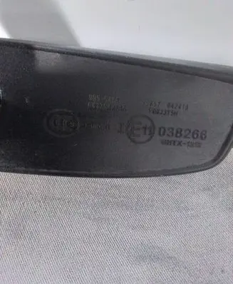Dodge RAM Rear view mirror (interior) 72657042418 T00J3Y5H E11038266