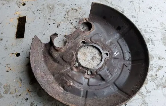 Opel Vectra C Rear brake disc plate dust cover 