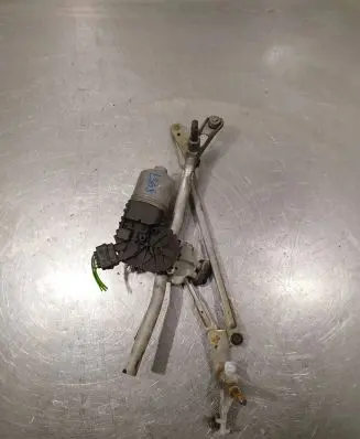 Front wiper linkage and motor