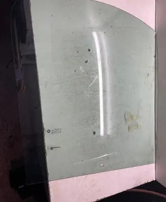 Opel Vivaro Front door window/glass (coupe) 43R00048 DOT24AS2M68