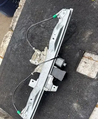 Peugeot 407 Front door window regulator with motor 0130822201 994651102