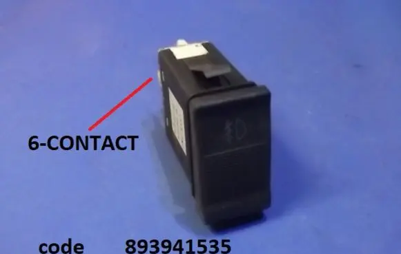 Audi A4 S4 B5 8D Fog light switch 893941535
