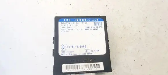 Toyota Corolla E120 E130 Immobilizer control unit/module 8978012140 89780-12140