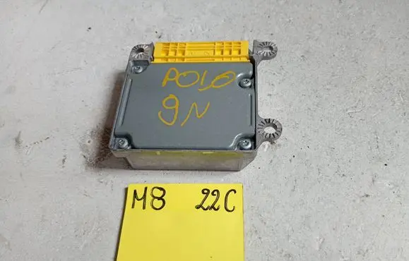 Volkswagen Polo IV 9N3 Airbag control unit/module 1C0909605K 5WK43125