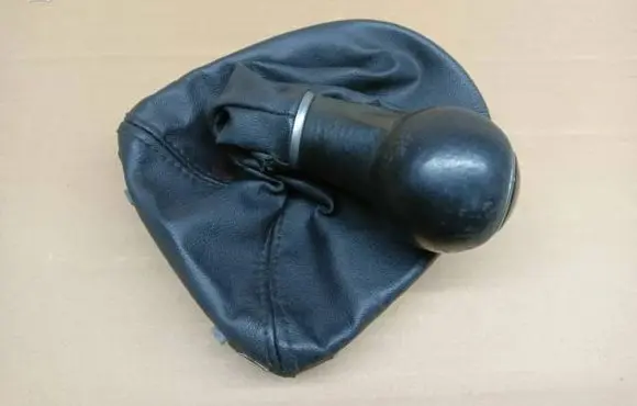 Seat Leon (1P) Gear lever shifter trim leather/knob