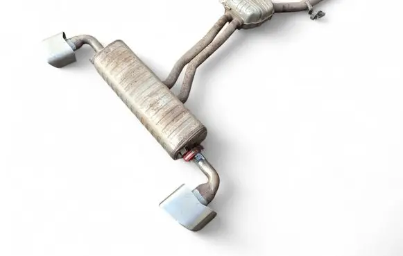 Porsche Cayenne (9Y0 9Y3) Muffler/silencer 4M4253611J 4M4119 4M4253401A