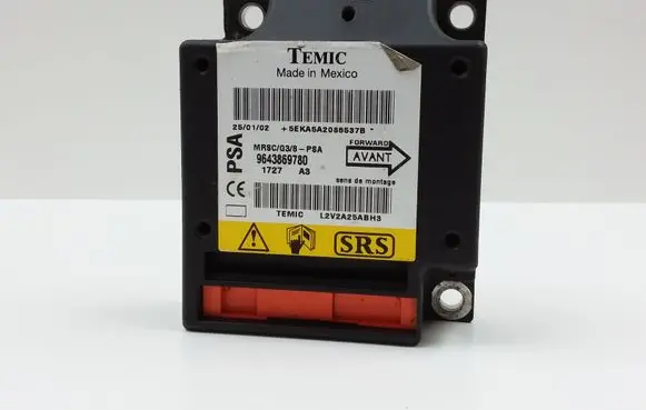 Peugeot 607 Airbag control unit/module 9643869780