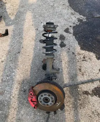 Volkswagen PASSAT CC Front wheel hub spindle knuckle 1K0407271KA