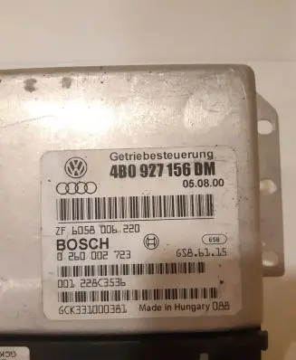 Audi A6 S6 C5 4B Gearbox control unit/module 4B0927156DM