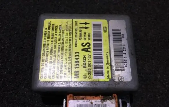 Mitsubishi Carisma Airbag control unit/module 0285001127 mr158433