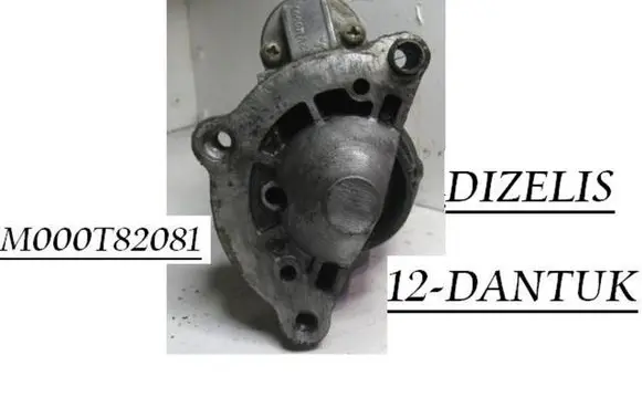 Peugeot 206 Starter motor M000T82081