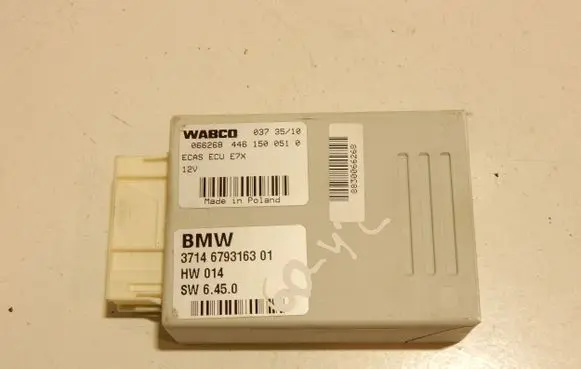 BMW X5 E70 Air suspension control unit module (rear) 37146793163 6793163 6042