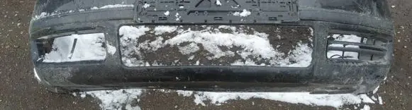 Skoda Superb B5 (3U) Front bumper juodas