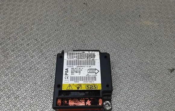 Citroen C3 Airbag control unit/module 9647794180