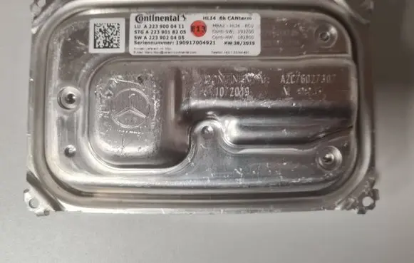 Mercedes-Benz S W223 LED ballast control module A2239000411