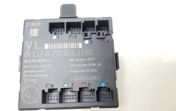 Mercedes-Benz C W204 Door control unit/module A2128203385 A2128203726 A2124422732