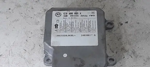 Volkswagen Polo Airbag control unit/module 1C0909605K 5WK43125 24030817G