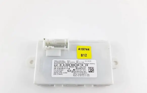Mercedes-Benz C W205 Keyless (KESSY) go control unit/module A2229000016 A2139018103 A2229024715