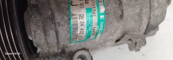 Opel Astra G Air conditioning (A/C) compressor (pump) 24422013 06273703362