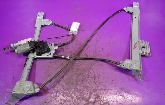 Front door window regulator with motor