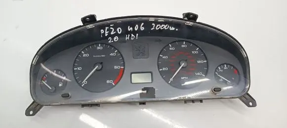 Peugeot 406 Speedometer (instrument cluster) 87001370 87001369