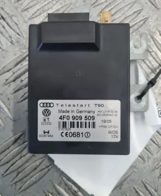 Volkswagen Phaeton Auxiliary heating control unit/module 4F0909509