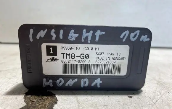 Honda Insight ESP acceleration yaw rate sensor 39960TM8G010M1 B279E2160W 06211702993