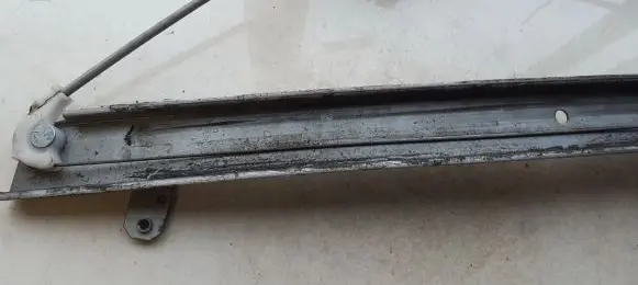 Sliding door window regulator with motor