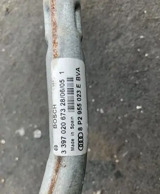 Audi A3 S3 8P Front wiper linkage and motor 3397020673 8P2955023E 03902417848P2955119B