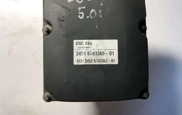 BMW 5 E60 E61 ABS Pump 6783360 3451678336001 6783362