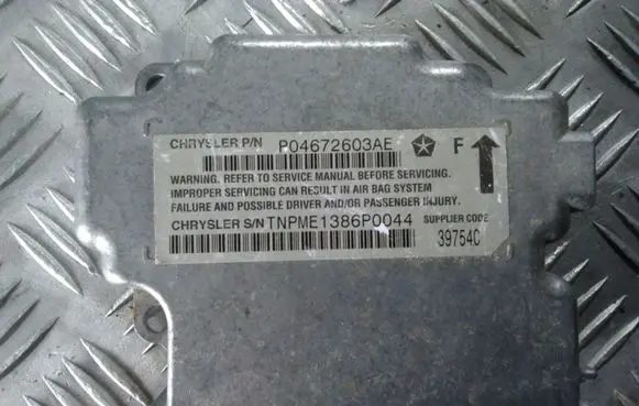 Dodge Caliber Airbag control unit/module P04672603AE 39754C