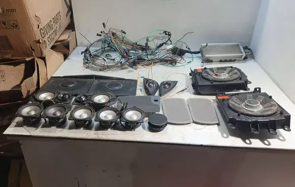 BMW 5 E60 E61 Audio system kit 65126955478 6955478 6907641