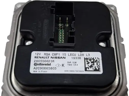 Renault Clio V LED ballast control module 260556623R A2C90665803 260604183R